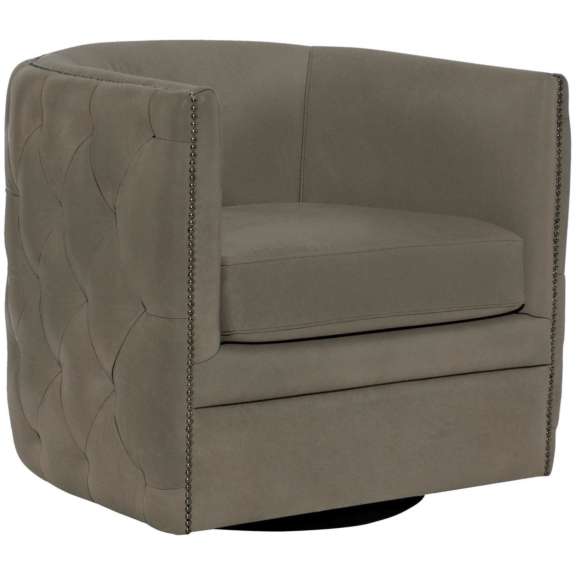 Bernhardt Upholstered Accents B2122S Palazzo Swivel Chair Thornton
